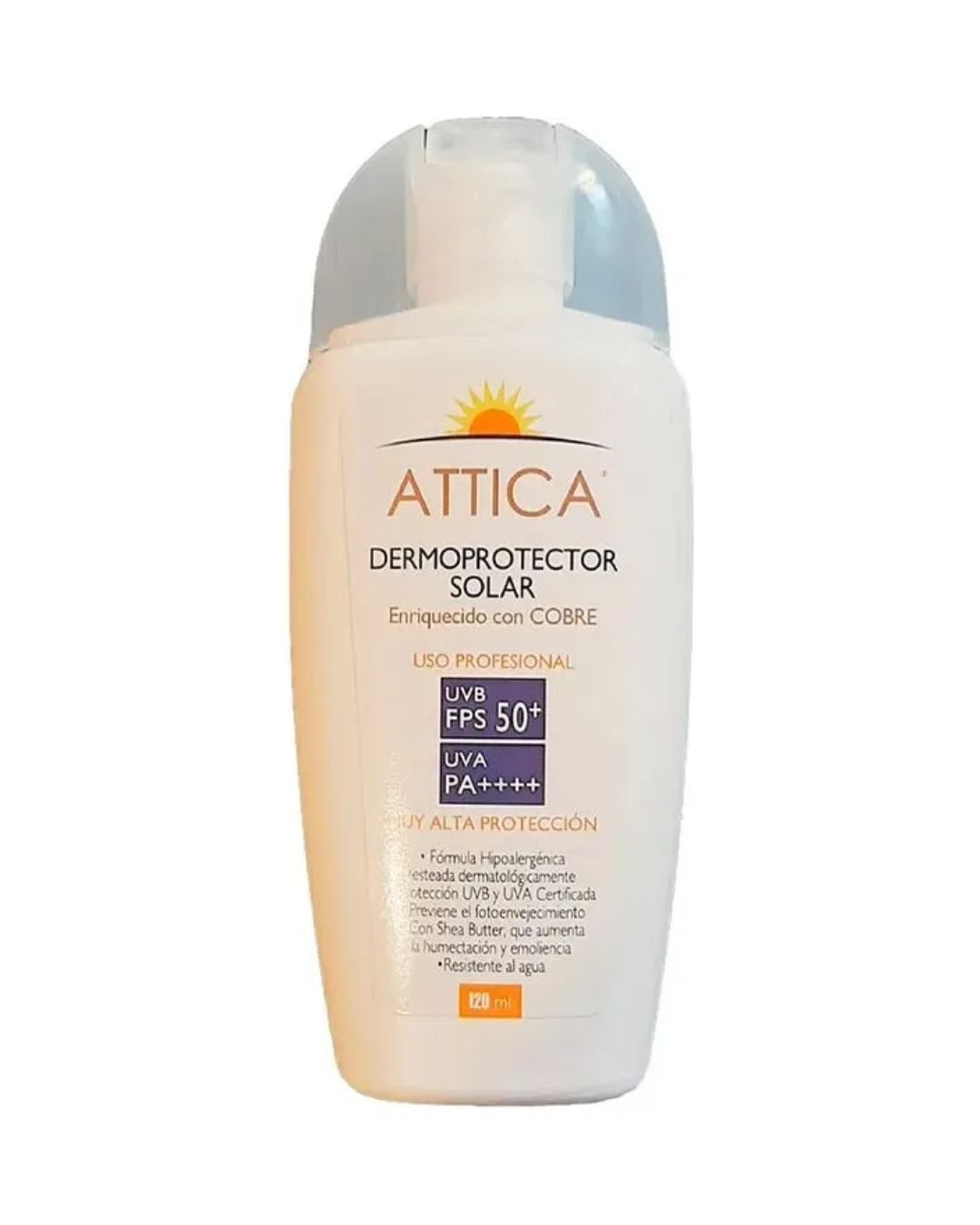 Dermo Protector Solar ATTICA 50+ 120ml